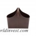 Cole Grey Wood Real Leather Magazine Holder WLI13028